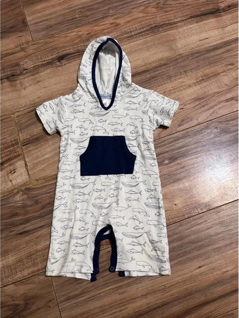 Feather Baby Romper